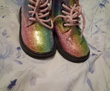 Toddler girls glitter boots size 6jr