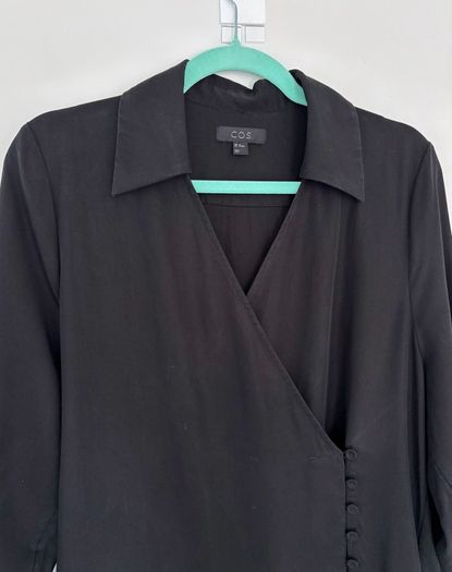 COS midi wrap dress