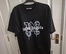 palm angels tshirt black