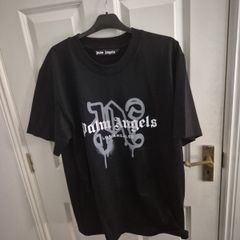 palm angels tshirt black