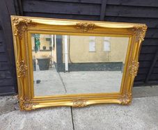 Collection of Large Gilt Framed Mirrors