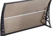 Canopy Front Door, Plastic, Aluminium, Arched Canopy, Transparent, Window Awnings