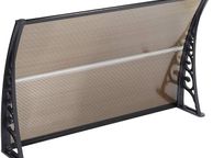 main image for ad Canopy Front Door, Plastic, Aluminium, Arched Canopy, Transparent, Window Awnings