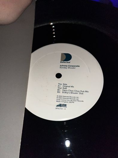 Johnny corporate Sunday Shoutin 12" vinyl
