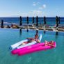 Inflatable Floating Bed, Portable Floating Water Hammock for Adults and Kids, Quick Inflate, No Needed Pump,Swimming Pool Pool Lounger Beach Mat 3 Colours(blue) Image 2