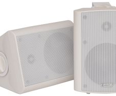 Active Amplified Stereo Speaker Set - White