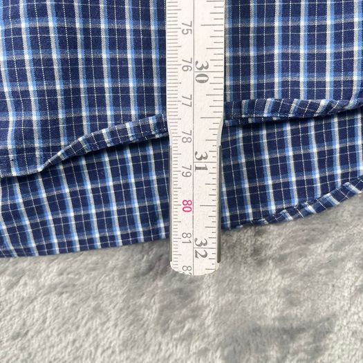 Ralph Lauren Mens Button Down Blake Shirt Blue Check - Size L