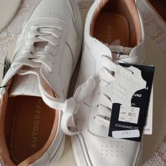 Genuine leather men's trainers