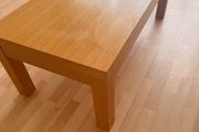 solid light oak coffee table
