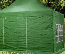 Heavy Duty Pop Up Gazebo Steel 40mm Hex 3m x 4.5m