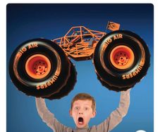 Giant crusher remote control truck