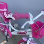 Girls 16" Unicorn Bike with stabilisers, by Dino Bikes Image 5