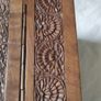Oriental hardwood carved jewellery box Image 6