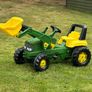 Rolly Toys John Deere loader tractor trailer Image 2