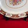 Large, beautiful oval serving platter by Arklow Pottery (Larne pattern / No. 2384) - Vintage from Ireland Image 6