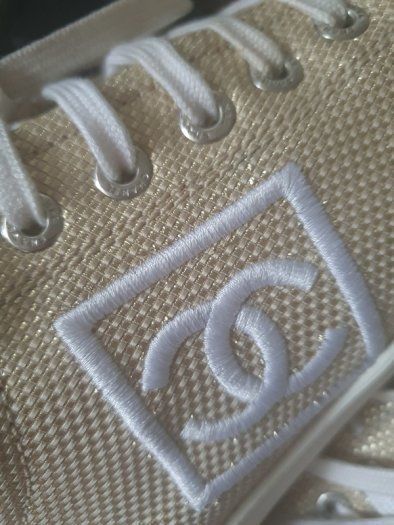 Chanel Sports Collection Champagne Gold Sneakers