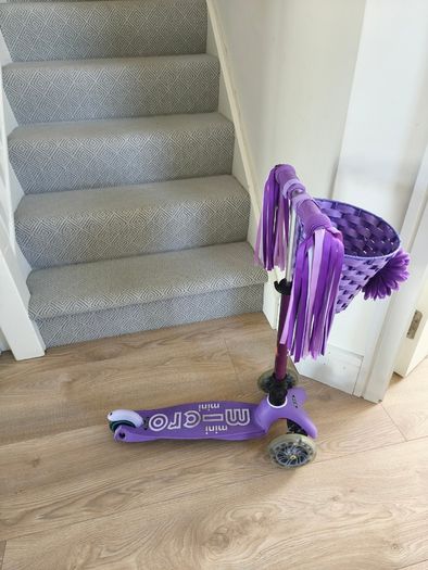 Foldable Purple Mini Micro Scooter
