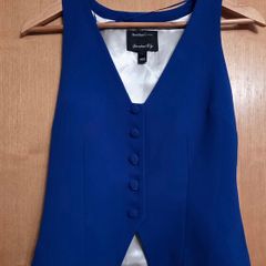 River Island Blue Waistcoat
