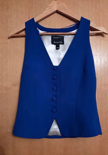 River Island Blue Waistcoat