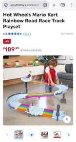 Mariokart Hot Wheels Rainbow Road