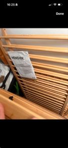 IKEA Hensvik wooden cot