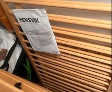 IKEA Hensvik wooden cot