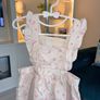 Gorgeous Girls Cream & Pink Floral Pinafore Dress from GAP Kids Size: Age 3 Years / 98-100cm Image 9
