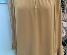 Hobbs mustard coloured blouse size 12