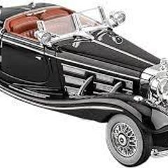 Simulation 1:24 merchedes bens 500K retro convertible