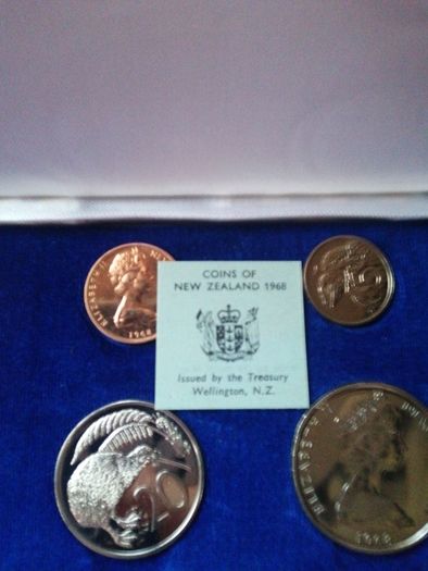 1968 New Zealand Specimen Coin Set
