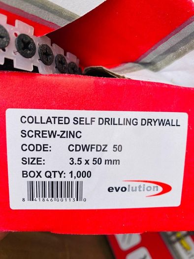 60,000 Collated Plasterboard Gun Screws Job Lot Clearance Plasterers Supplies