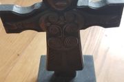 l Bronze Penal Cross Sculpture"-Irish School.