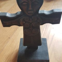 l Bronze Penal Cross Sculpture"-Irish School.
