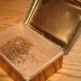 Vintage State Express Cigaretter, Tobacco, Snuff Box, 1950's. Brass, Wood. 12 x 9cm H-4,5cm Image 7