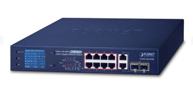 Planet FGSD-1022VHP Gigabit TP/SFP PoE Switch New