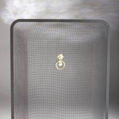 NEW SALE Black Brass handle fire guard 61x54cm