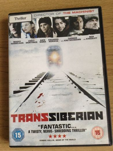 Woody Harrelson in a thriller"Transsiberian"