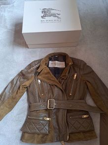 Burberry Lambs Leather jacket Brown Thomas rrp 1300 gucci prada chanel