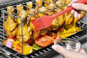 Stainless Steel Chicken Leg &amp; Wing Rack for BBQ, Smoker, Oven, new, unopened.