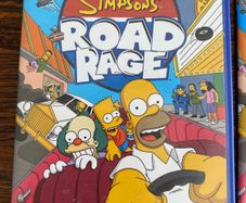 ps2 Box+manual only - The Simpsons road rage - no Game