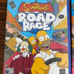 ps2 Box+manual only - The Simpsons road rage - no Game