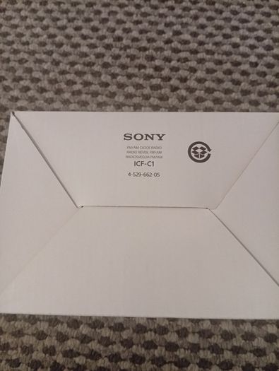 Bedside clock  radio sony