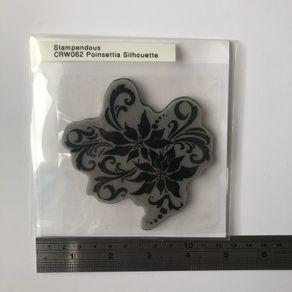Stampendous - Poinsettia Silhouette