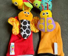 Lamaze Baby Foot and Wrist Rattle Set