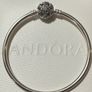 Pandora Limited Edition Pandora Moments Sparkling Snowflake Clasp Bangle-like new Image 2