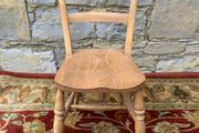 Antique Elm Kitchen Chair.