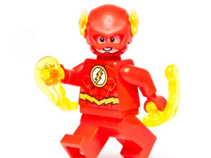 Lego FLASH Minifigure Lego D C Superheroes Lego Minifigure