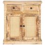 Sideboard 65x32x70 cm Solid Mango Wood and Natural Cane Image 5
