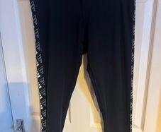 Brand new Adidas aero ready black side logo leggings women size XL UK18 EU46 Postage included