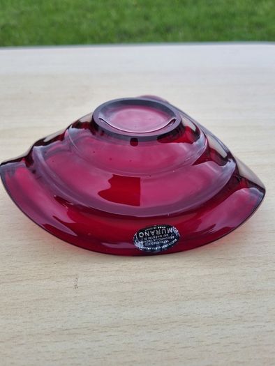 Vintage Italian Murano art glass platter